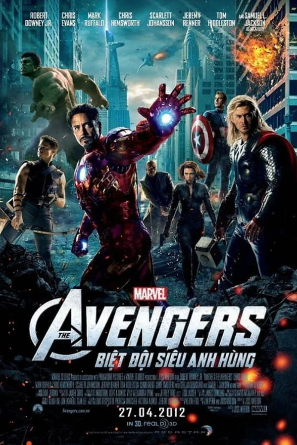 Phim Avengers 1: Biệt Đội Siêu Anh Hùng